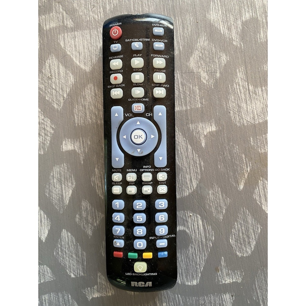 RCA RCRN04GR 4 Device Universal Remote For TV, SAT/CBL/STRM, DVD/VCR, AUDIO/SB